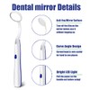 Ceonam 2 Pcs Dental Mirror with Light Tool LED Lighted