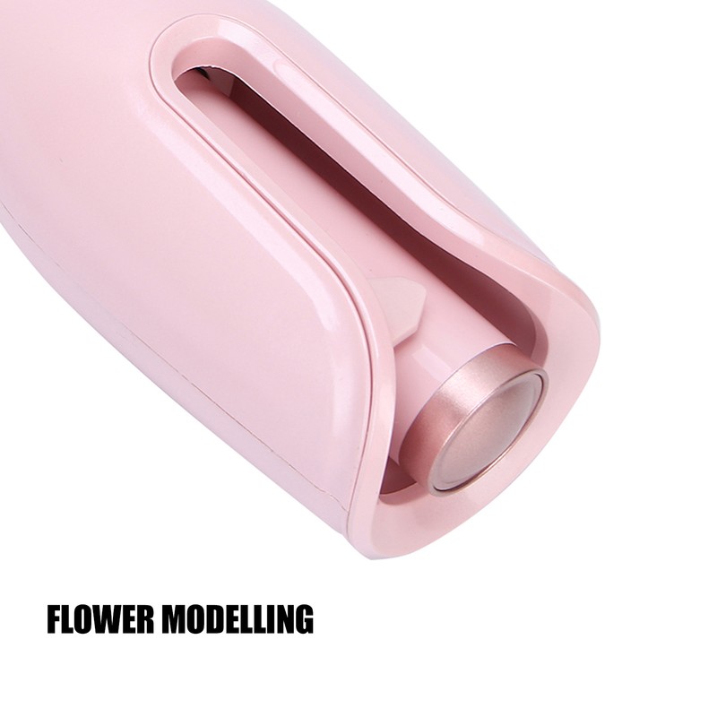 Automatic Rotating Barrel Hair Curler Rose Shape Portable Curling Iron