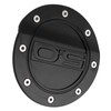 Fuel Door Cover Gas Tank Cap Lid Black Fit for