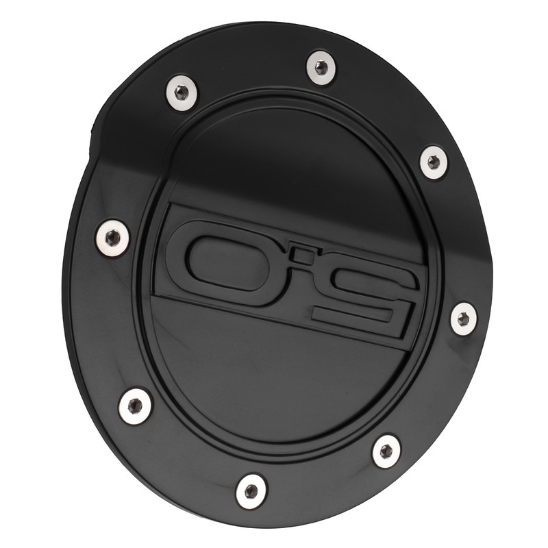 Fuel Door Cover Gas Tank Cap Lid Black Fit for