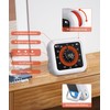 MeesMeek Digital Visual Timer - Max 11H 59M Rechargeable Countdown