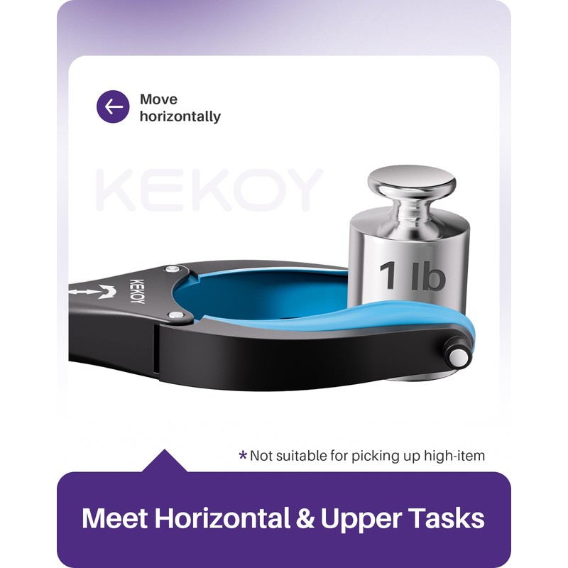 Kekoy 44 Inch Grabber Reacher Tool for Seniors 2 Pack,