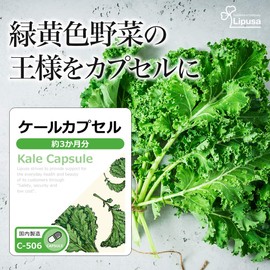 【リプサ公式】 ケールカプセル 約3か月分×2袋 C-506-2 食物繊維 国内製造