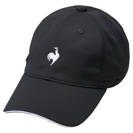 Cox Sportif LG5SCP09M Men's Cap, One Point, Heat Shield, Sun Protection, Sunscreen, Golf, BK00 (Black)