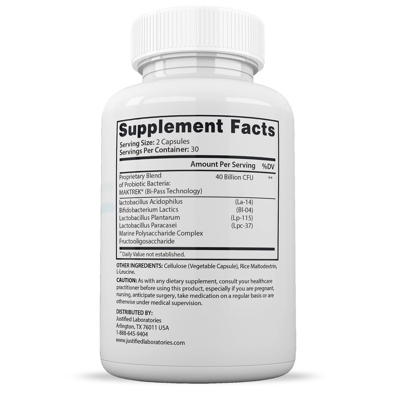 Justified Laboratories Best Breath Max 40 Billion CFU Probiotic Oral