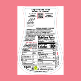 Lychee Reàl Infused Exotics, Lychee Fruit Puree Infused Syrup, 16.9 FL OZ Squeezable Bottle (Pack of 3)