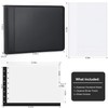 Antner Zippered 7 Ring Business Checkbook Binder Portfolio for 3-on-a-Page