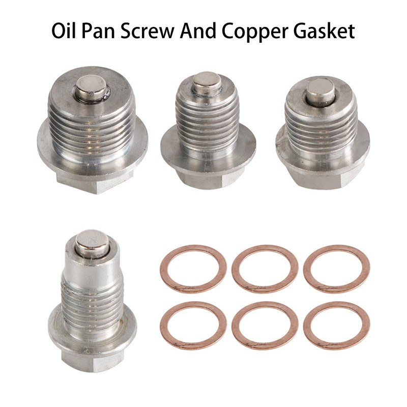 M12*1.25 Magnetic Oil Drain Plug, Stainless Steel Drain Plug with