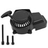Black Recoil Pull Starter Motorcycle Engine Recoil Starter Replacement for