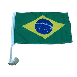 MWS 12x18 Brazil Country Single Sided Car Vehicle 12"x18" Flag