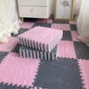 12 alfombras de espuma entrelazadas lanudo – 12 x 12