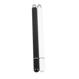 2pcs Stylus Black White Magnetic Suction Handwriting Stylus Universal Capacitive Pen for Cell Phone Tablet