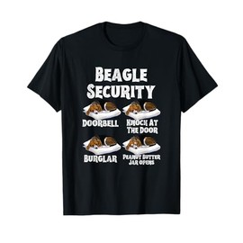 Funny Beagle Security Dog Lover T-Shirt