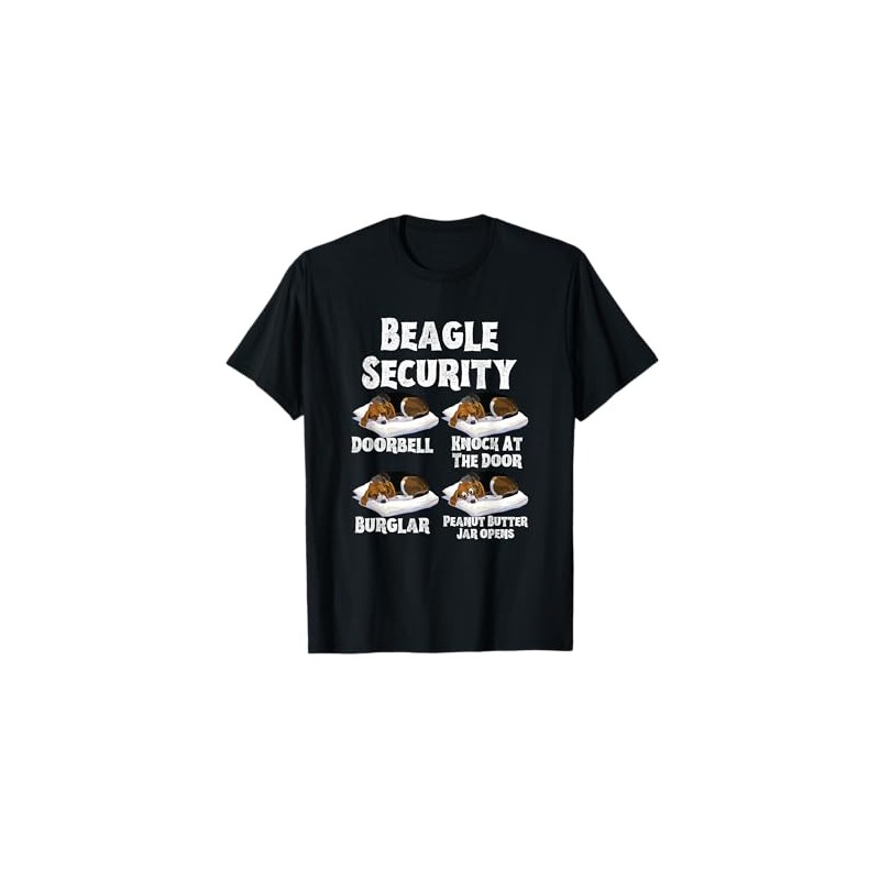 Funny Beagle Security Dog Lover T-Shirt