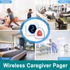 LIKEPAI Caregiver Pager Wireless Call Bell Alert Button for Seniors/Elderly/Patients