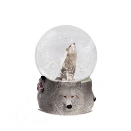 Deluxebase Water Globe - Wolf from Wolf Snow Globe with Resin Figurine and Moulded Base. Great home decor, ornaments and gifts.