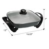 Kenmore Electric Skillet NonStick Glass Lid Adjustable Temp Control 12x12"