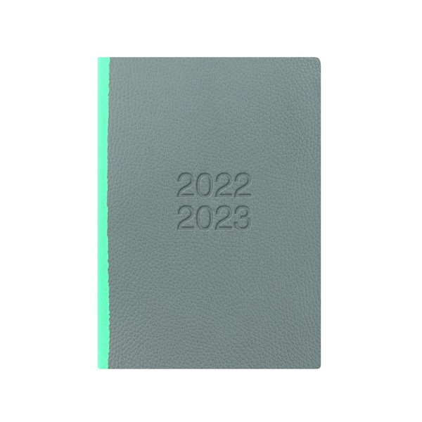 Letts Two Tone A5 Academic 22.23 Week to View Diary - Grey & Teal