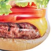 Intex Juicy Hamburger Inflatable Island, 53" X 50" X 9"