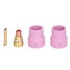 4Pcs TIG Welding Accessory Set Ceramic Nozzle 2.4mm Gas Lens