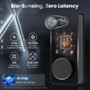 Keyless Entry Door Lock with 2 Knobs, Biquole Fingerprint Keypad