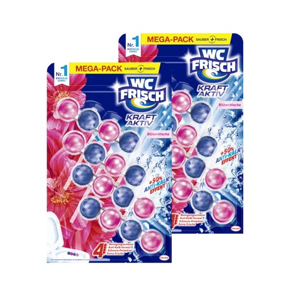 WC FRISCH Kraft Aktiv Duftspüler Blüten-Frische (2 x 200 g)