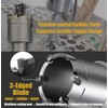 Metal Hole Saw Kit, 16pcs TCT 5/8"-2-1/4" Carbide Hole Saw