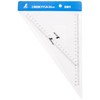 Shinwa Sokutei 75256 Acrylic Triangle Ruler, 9.4 inches (24 cm),