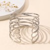 FFWTPY Pack of 2 Upper Bangle Gold Women's Boho Bangle