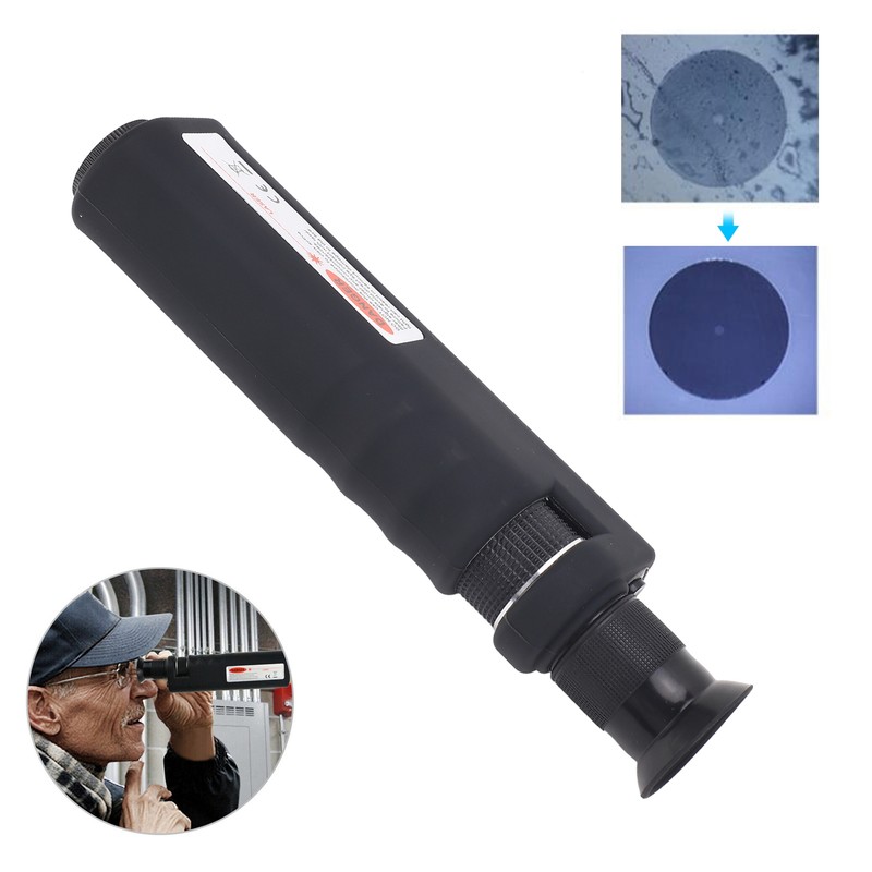 400X Monocular Fiber Optical Inspection Microscope Magnifier for Optical Communication