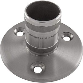 Economy Inner Flange for Pipe Diameter 42.4 x 2.0 mm Polished Stainless Steel V2A