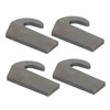 HECASA Weld-On Mounting Brackets Bucket Hook for Pin Type Over