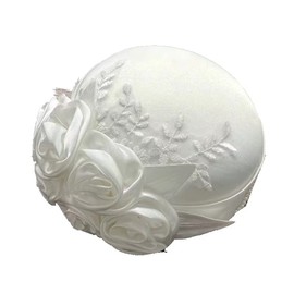L'ouve Fascinator Hat Cocktail Tea Party Fascinator Headband Church Tea Party Hat Kentucky Derby for Wedding Cocktail White