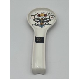 Ceramica Cuore NEW Ceramica Cuore Spoon Rest Ceramic Blue Green Gold Made In Italy
