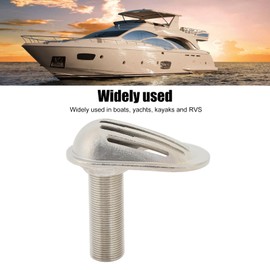 Marine Boat Intake Strainer, Stainless Steel 316 Thru Hull Water Pickup Filter Scoop, Threaded Thru Hull Inlet Filter Scoop for Marine Boat, Yacht, Kayak (3/4in)
