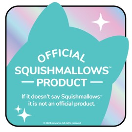 Squishmallows SQK2865 - Oruga de Rutabaga Original de 14 Pulgadas con Rayas Multicolores, Felpa Grande de Jazwares Oficial Ultrasoft, SQK2865