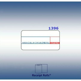 Receipt Rolls Scale Labels for Cas LP-1000 LST 8000 Non UPC,58mm x 30mm -12 rls,1000 label/rl