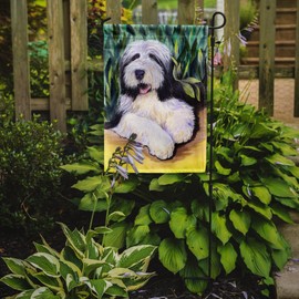 Caroline's Treasures SS1038GF Bearded Collie Garden Flag Mailbox Flag Decorative Yard Flag Banner Outside Patio Artwork Yard Flower Beds, Garden Size, Multicolor