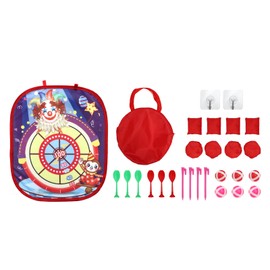 Double Sided Dart Board Safe Dart Game Toy for Kids Children Boys Girls Indoor Outdoor Target Game Red 2381D 7