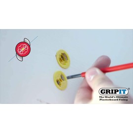 Grip-it ‎GPCURTKIT GRIPIT Curtain KIT, Yellow