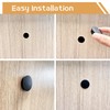 200PCS 7 Sizes White Nylon Plastic Plugs for Round Holes,
