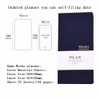 Undated Pocket Weekly Planner Schedule Organizer Agenda Year Month Week