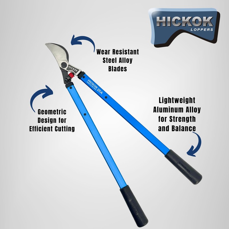 Hickok Heavy Duty Loppers for Tree Trimming – 28" Branch