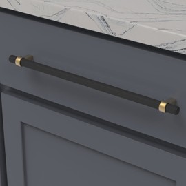 Belwith-Keeler Monroe Collection Knob 1-5/16 Inch x 1-5/16 Inch Matte Black Finish