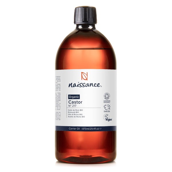 Naissance Certified Organic Castor Oil (no. 217) 870ml – 100%