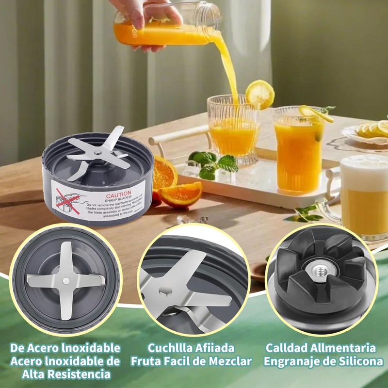 Piezas de Repuesto Nutribullet, Repuesto de Base de Cuchilla de