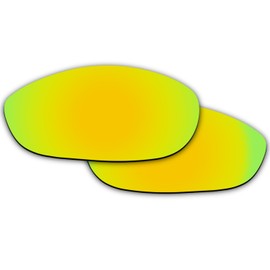 Fiskr Polarized Lenses Replacement for Oakley Monster Dog Sunglasses with Impact Resistance, UV Rays Protection and Multifunctional Protection(Golden)