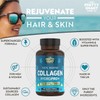 Powerful Marine Collagen Tablets - with Hyaluronic Acid, Biotin &