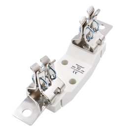 Heschen NH2 400A 690V Ceramic Single Pole Fuse Holder for NH Fuses CE Listed IEC 60269 Grey