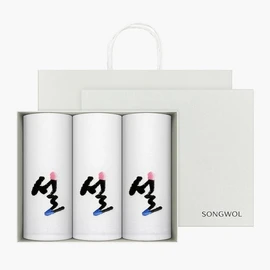 Songwol Towel Snow Embroidery 3 Piece Gift Set  / 송월타올 설자수 3매 선물세트